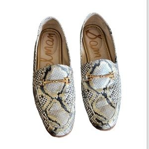 Sam Edelman Laraine Snake Print Bit Loafers